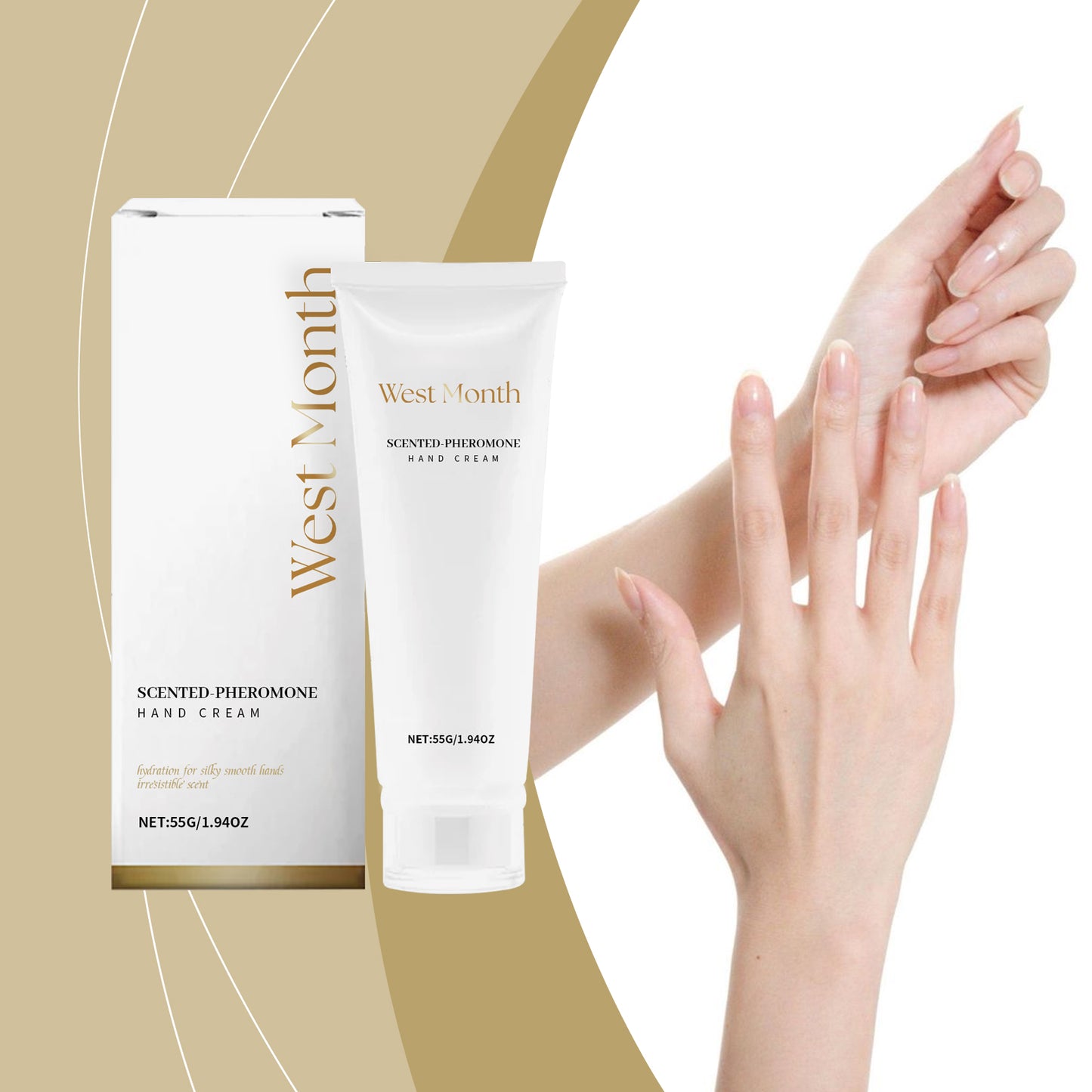 West&Month Moisturizing Hand Cream, Moisturizing, Moisturizing And Caring For Hand Skin