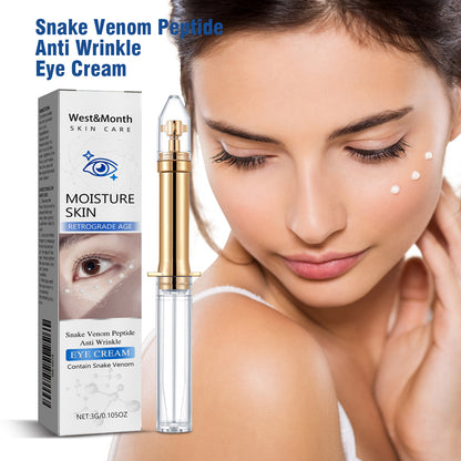 West&Month Snake Venom Peptide Eye Cream Gently Moisturizes Dark Circles And Fine Lines Around The Eyes. It Is An External Moisturizing Eye Cream