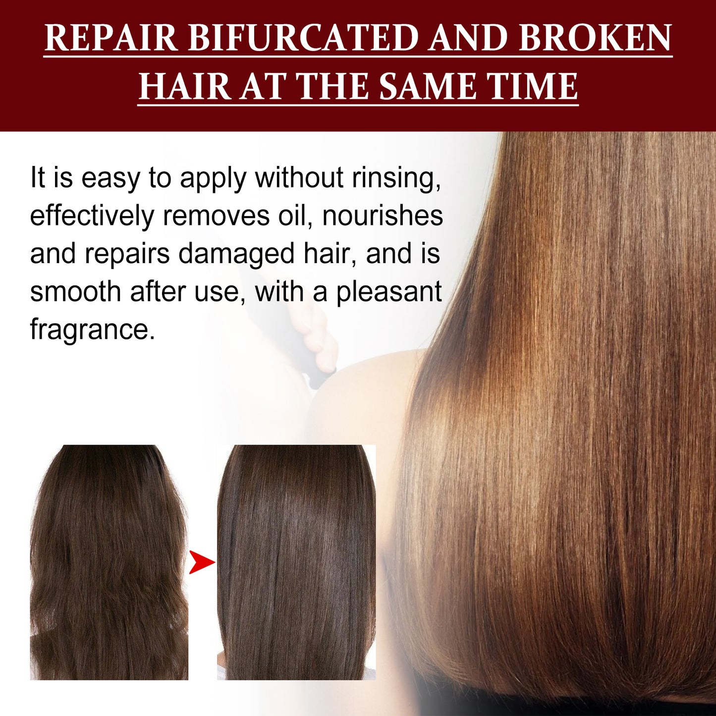 EELHOE Conditioning Serum Hair Repairing Moisturizing Fluffy Hair Leave-In Conditioning
