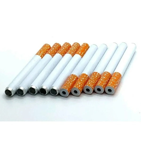 10 Pack 3' One Hitter Pipe Aluminum Bat Tobacco Smoking Dugout Accessories - USA