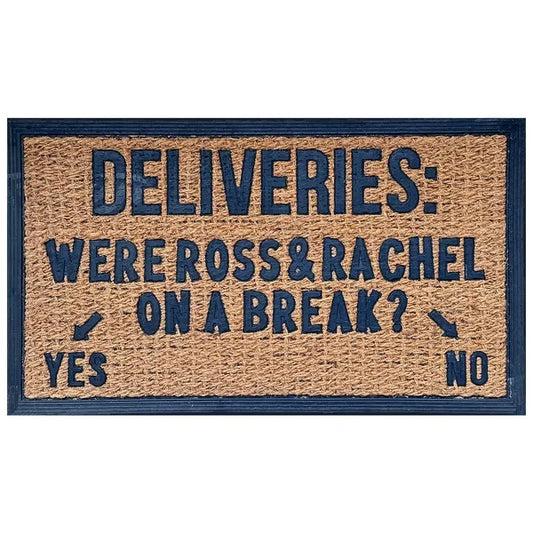 Funny Coir Doormat Hello There Welcome Front Porch Decor Doormat For The Entrance Way Outdoor With Heavy-Duty Non Slip Coconut Coir Doormat 30x17 Inch