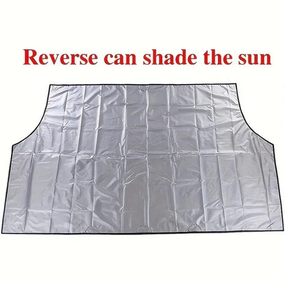 Magnetic Edges Windshield Snow Cover