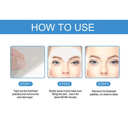 EELHOE Forehead Wrinkle Patch Reduces Wrinkles, Tightens Wrinkles, Moisturizes And Smooths The Skin
