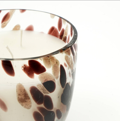 Ethereal Splutter Glass Scented Wax Candle