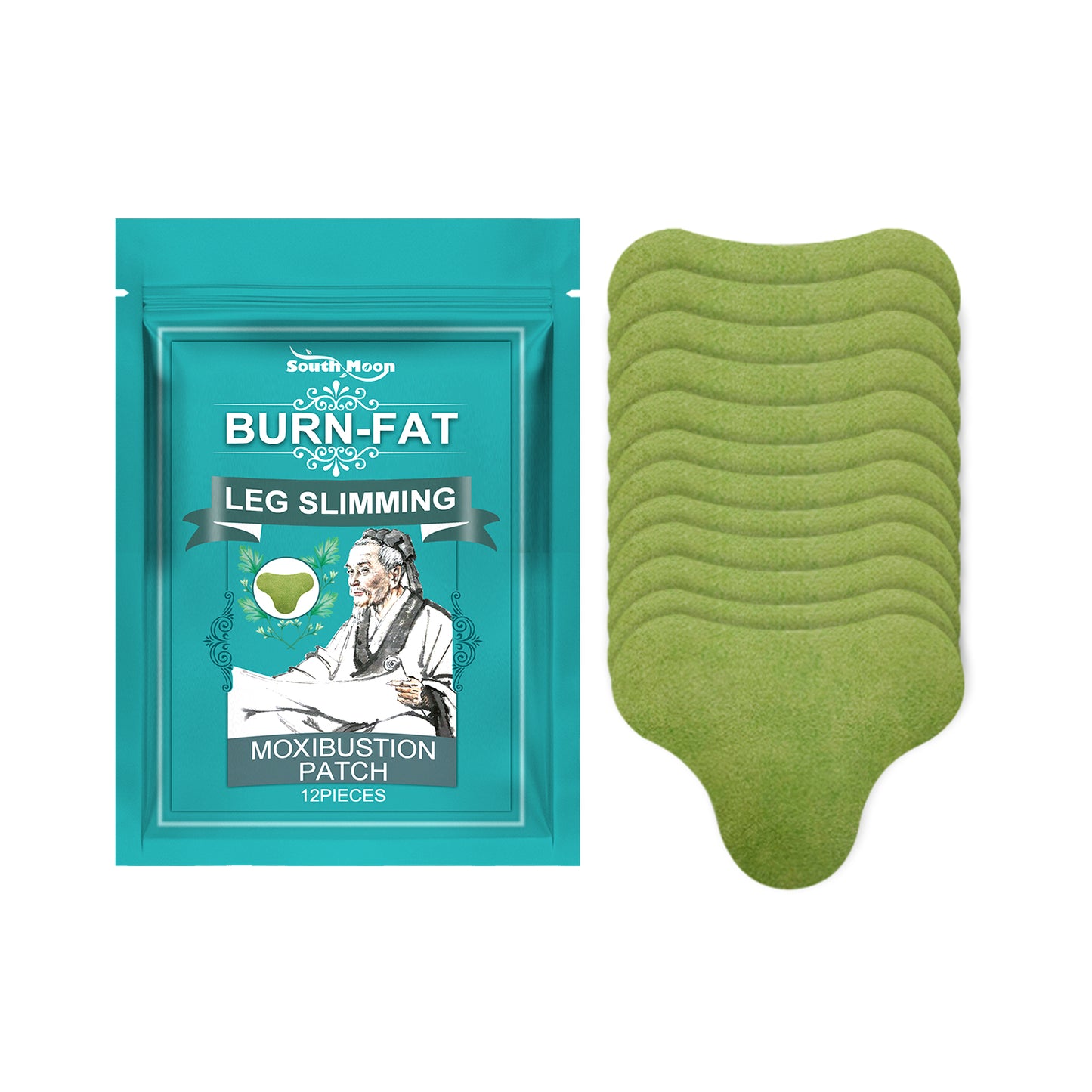 South Moon Leg Slimming Moxibustion Patch, Beautifying Leg Skin Lifting And Tightening Body Sculpting Patch
