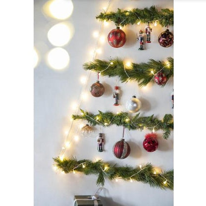 D3.9 Christmas Ball Ornaments, Glass Decorative Hanging Ball Christmas Tree Ornaments For Holiday Party Decorations, Set Of 6