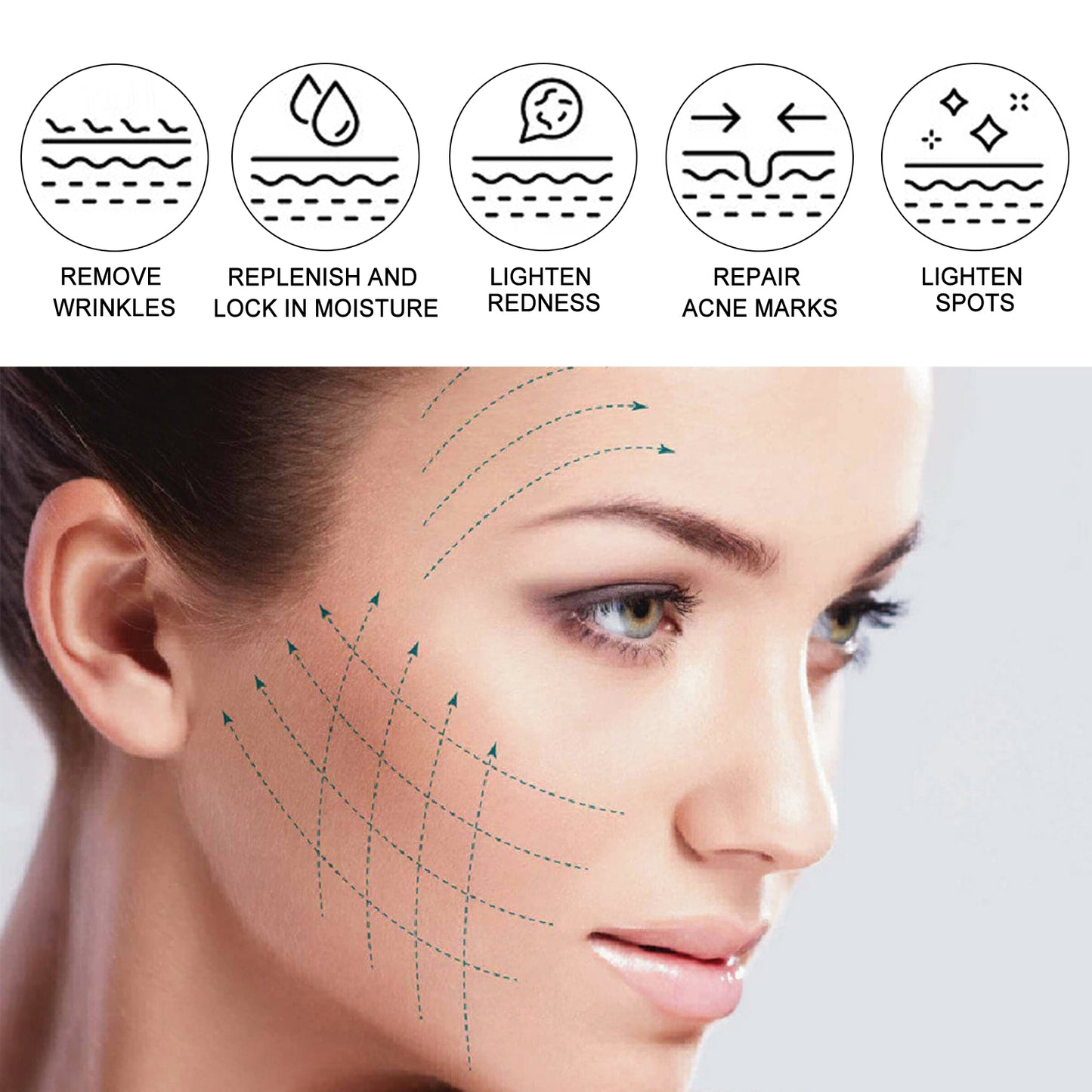 West&Month B5 Facial Essence, Lightening Spot Soft Skin Anti-aging Moisturizing Essence