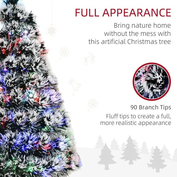 3ft Pre-Lit LED Optical Fiber Christmas Tree W  Stand