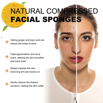 EelHope Turmeric Cleansing Pad Deep Cleansing Pore Refining Acne Blemish Reducing Facial Brightening
