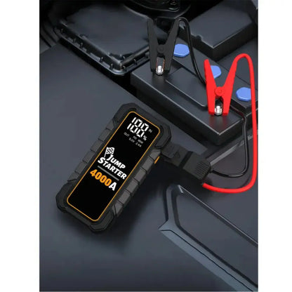 20000mAh 12V Car Battery Starter 4000 Peak Amp USB Fast Charging LED Light
