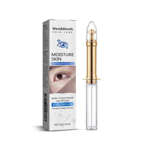West&Month Snake Venom Peptide Eye Cream Gently Moisturizes Dark Circles And Fine Lines Around The Eyes. It Is An External Moisturizing Eye Cream