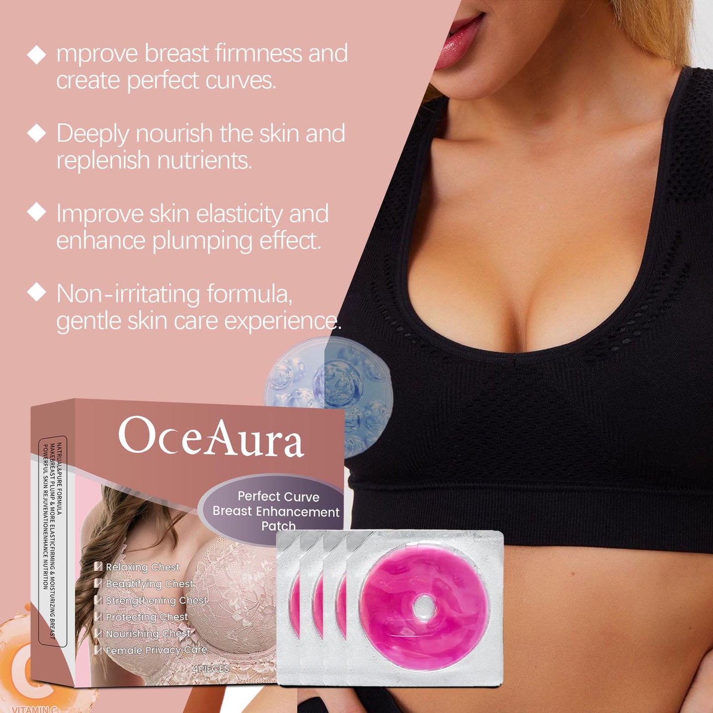 Oceaura Upper Body Skin Patch Helps Maintain The Elastic Texture Of The Skin Daily Care Patch
