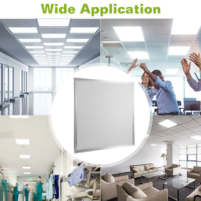 LED Panel Light 5800LM 7000K Ceiling Lighting 150W Equivalent LED Troffer Recessed Edge-Lit