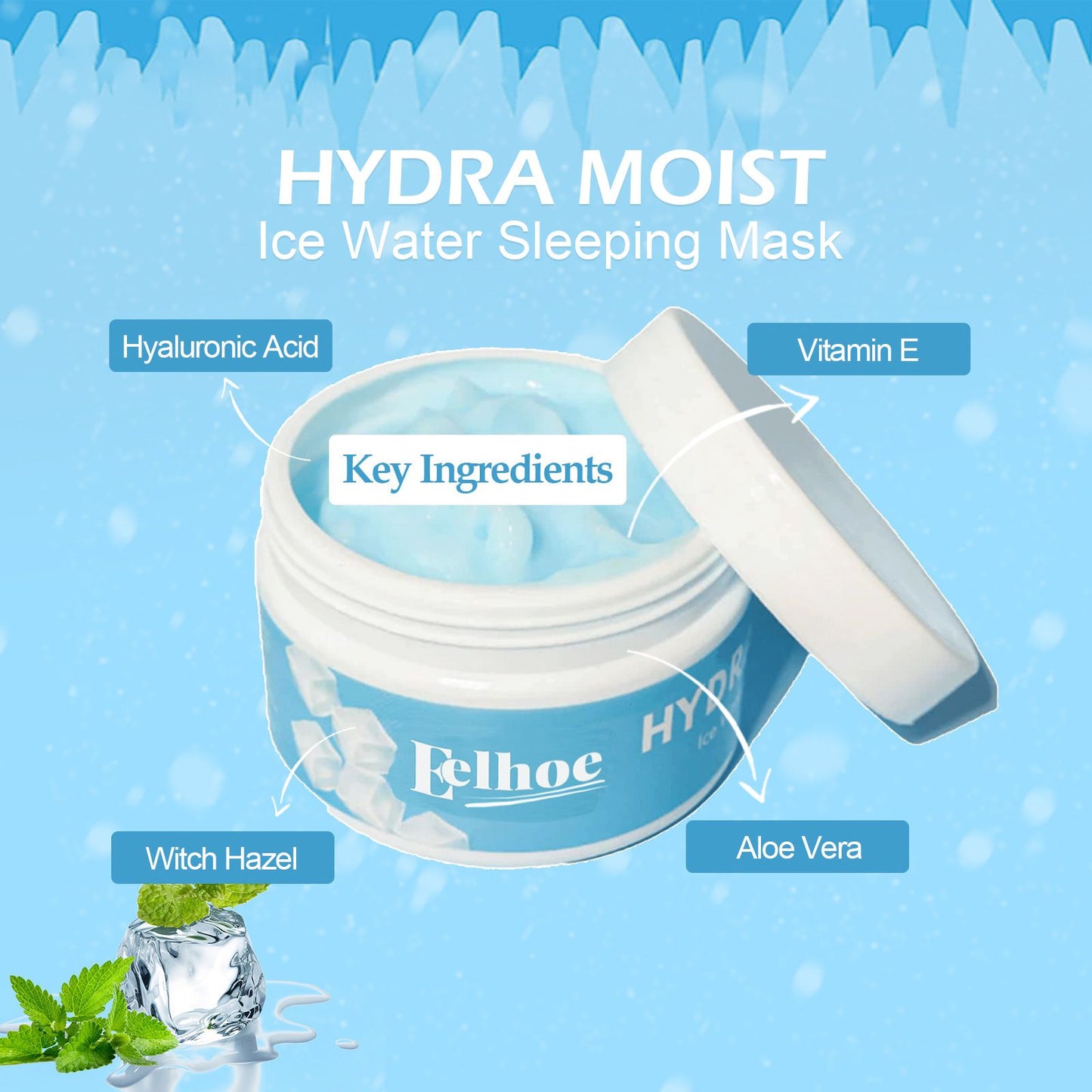 EELHOE Hydrating And Moisturizing Sleep Mask For Nourishing Skin And Repairing Dryness, Dullness, And Dark Spots On The Face