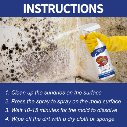 Jue-Fish Mold Remover Wall Toilet Sink Mold Removal Spray