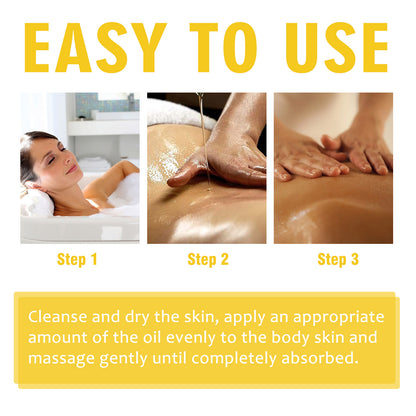 EELHOE Handcrafted Body Oil, Relieve Dry Skin Moisturizing Smooth Skin Carry Bright Color Of Skin Body Massage Oil