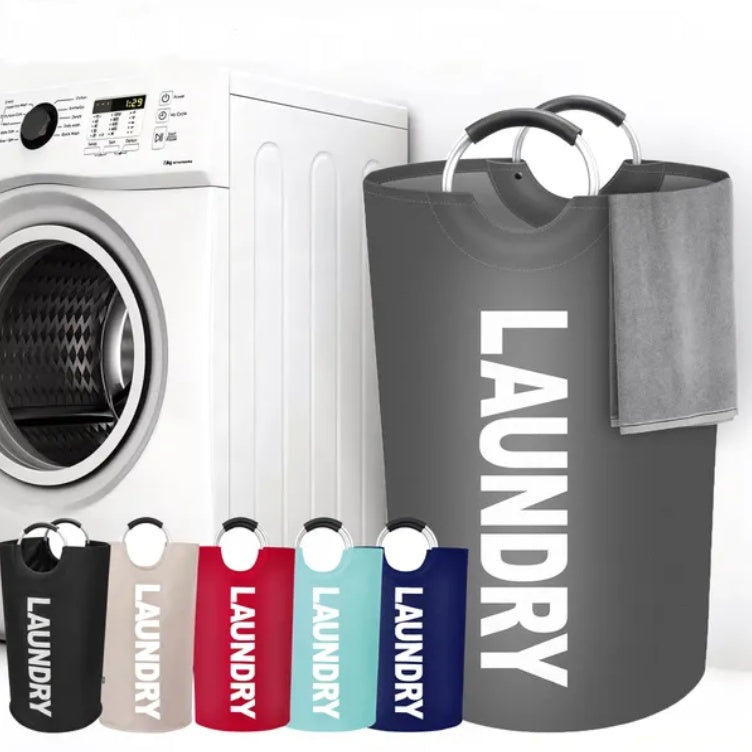 1 Gallon Waterproof Fabric Laundry Basket, Clothing Storage Basket, Household Storage Basket