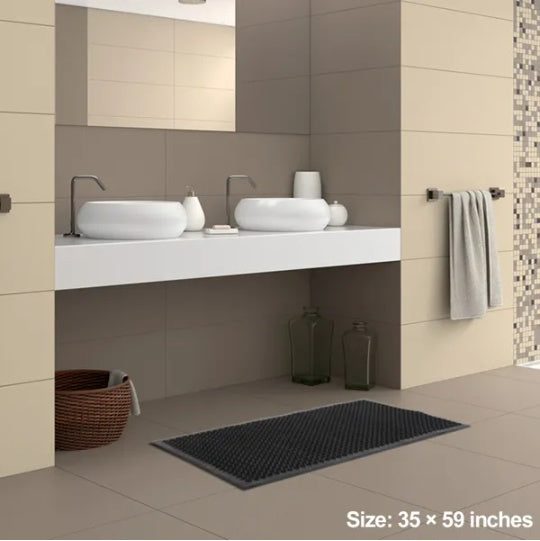 Bar Kitchen Industrial Multi-functional Anti-fatigue Drainage Rubber Non-slip Hexagonal Mat 150X90cmSame Code 56392233