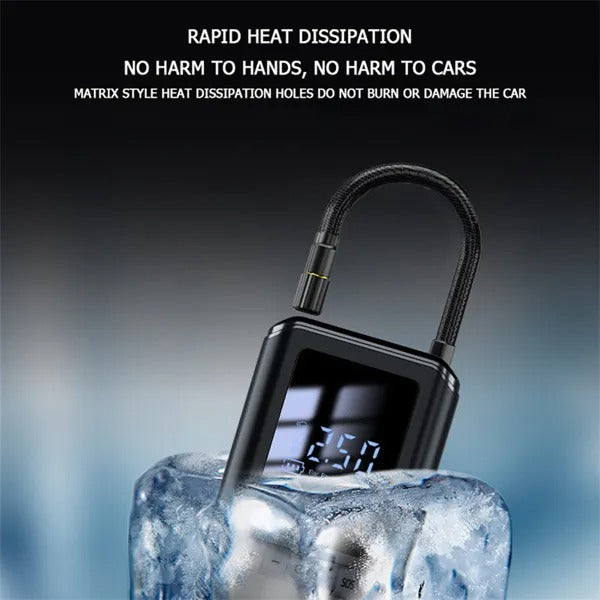 Mini Tire Inflator Tire Car Air Compressor LED Digital Display Air Compressor LED Lighting Can Be Used As A Power Bank