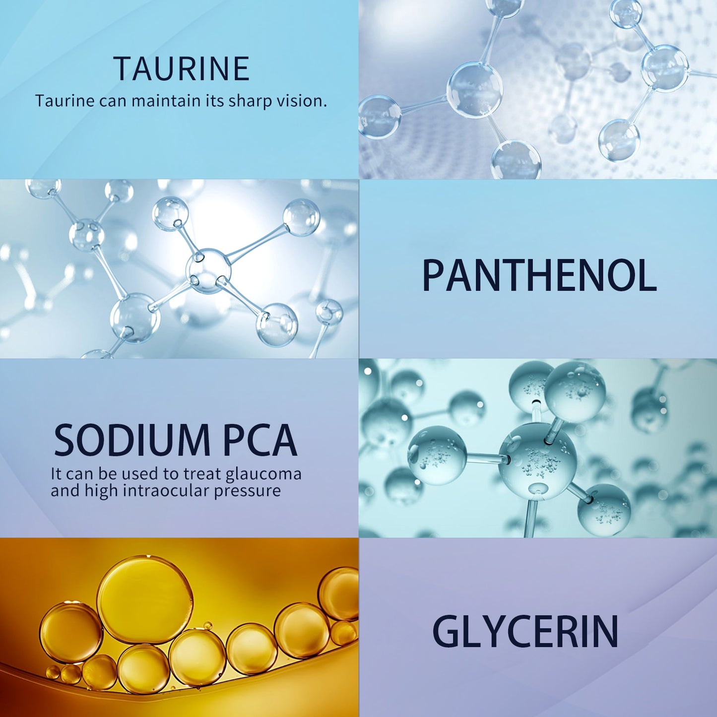 EELHOE Eye Drops Relieve Redness And Blurred Eyes Eye Fatigue Dryness Blurred Vision Moisturizing Eye Care Solution