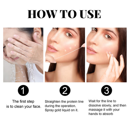 EELHOE Protein Lift Kit Face Contouring Firming Lift Line Eye Area Fine Lines Anti-Wrinkle Serum