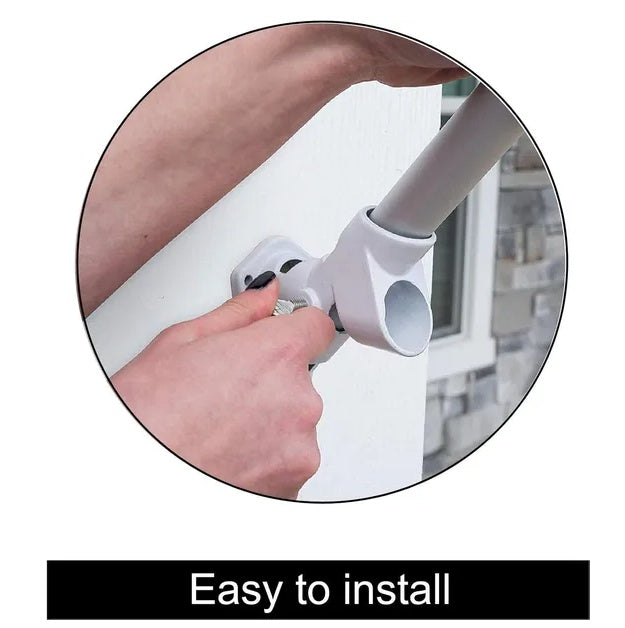 Two Position Fixed Wall Mount Bracket For Flag NO Flagpole NO Flag Included