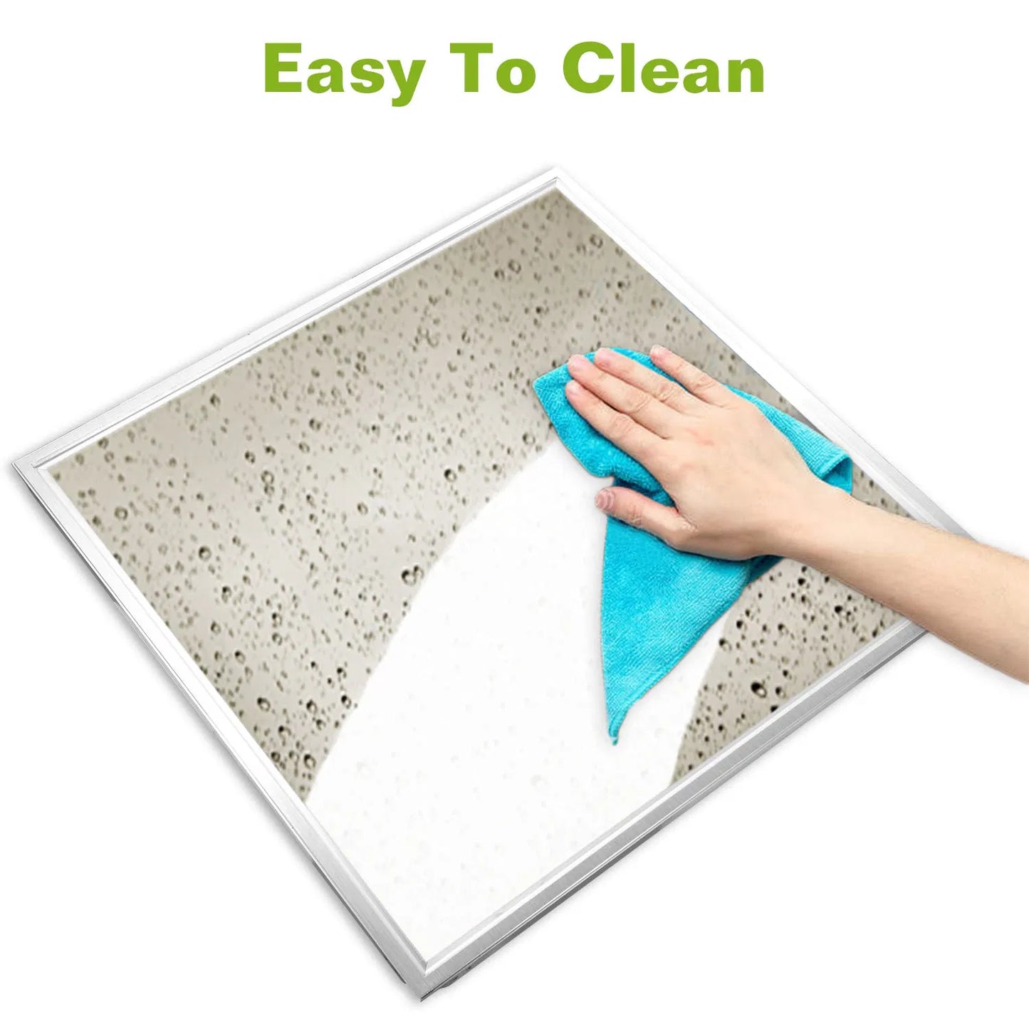 LED Panel Light 5800LM 7000K Ceiling Lighting 150W Equivalent LED Troffer Recessed Edge-Lit