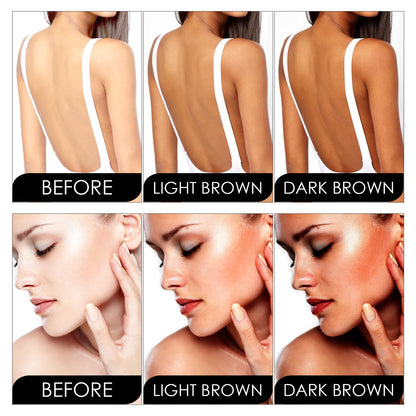 OceAura Tanning Mousse, Summer Outdoor Seaside Help Sun Moisturizing Skin Natural Fashion Wheat Color