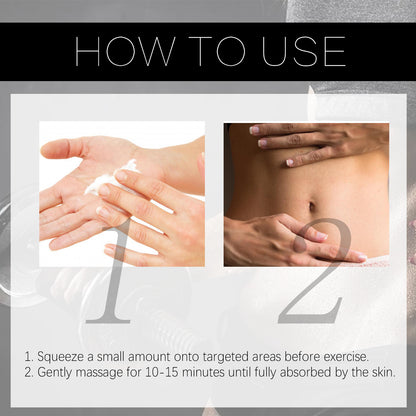 East Moon Abdominal Toning Cream, Toning And Strengthening Muscle Line Waistline Abs Firming And Shaping Massage Cream