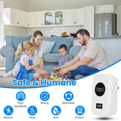 6-Pack Ultrasonic Insect Repellent - Dual Sound-Wave Tech