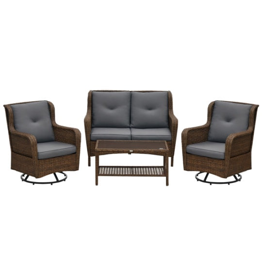 Pieces Patio Furniture Set