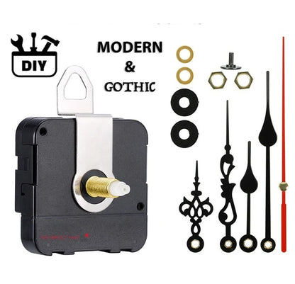 DIY Clock Parts Movement Quartz Mechanism Wall Replacement Repair Tool Hands Kit