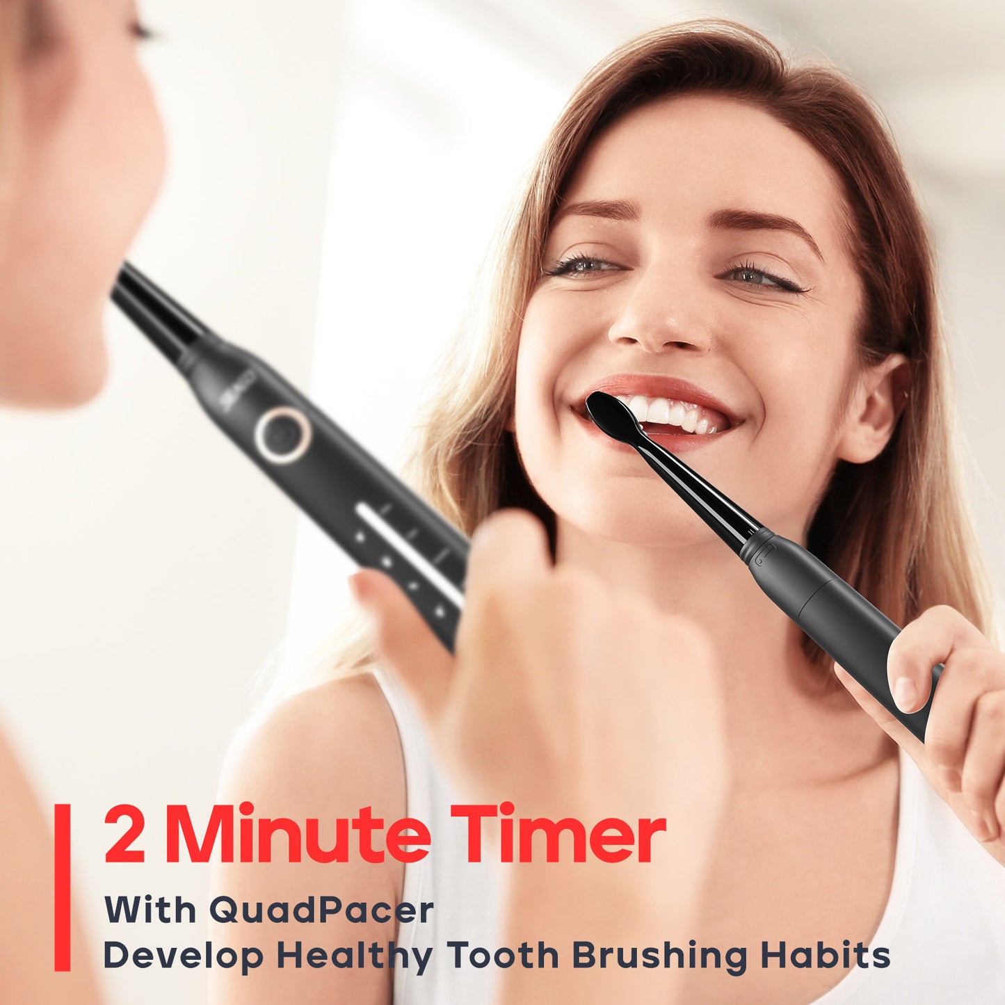 SEAGO Manufacturer SG958 Teeth Whitening Oral Care 5 Cleaning Modes Rechargeable Power  Electric Toothbrushes For Gifts