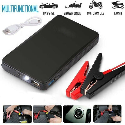 Portable Mini Slim 20000mAh Car Starter Engine Battery Charger Power Bank