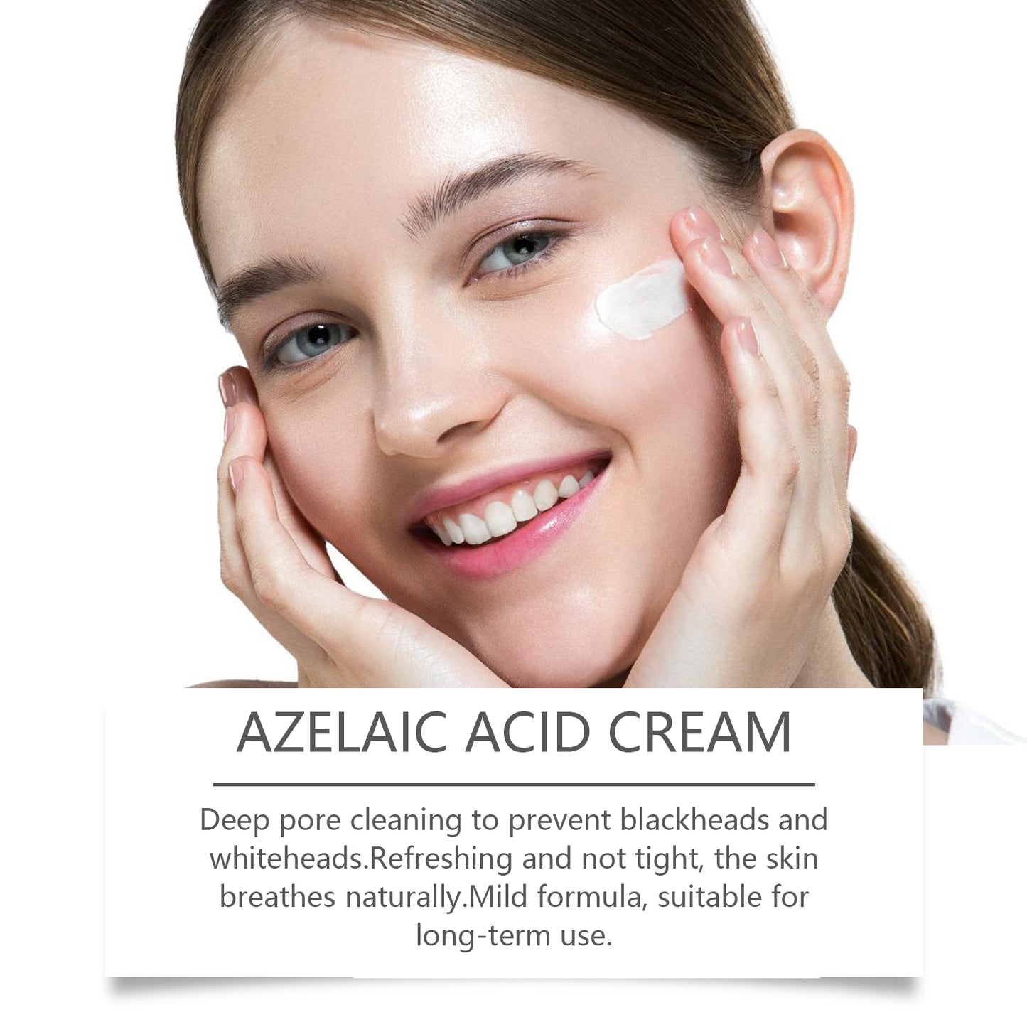 West&Month Azelaic Acid Repair Cream, Gently Repair Facial Skin Cleansing Cream