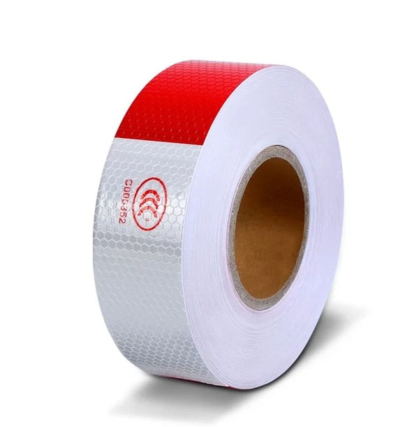 Reflective Trailer Safety Tape Conspicuity Tape Warning Sign Car Truck Red White
