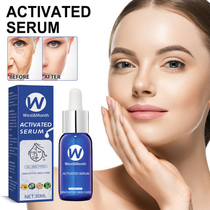 West&Month Facial Treatment Essence Gently Lightens Fine Lines, Firming Skin, Hydrating And Moisturizing Care Essence