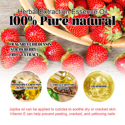 EELHOE Cuticle Oil, Manicure Bed Moisturizes And Brightens Nails Anti-Barb And Removes Dead Skin Fingeredge Oil