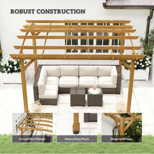 Arbecue And Cooking Pergola