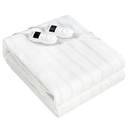 75' X 54' Electric Heated Mattress Pad With Adjustable Temperatures 10 H Timer