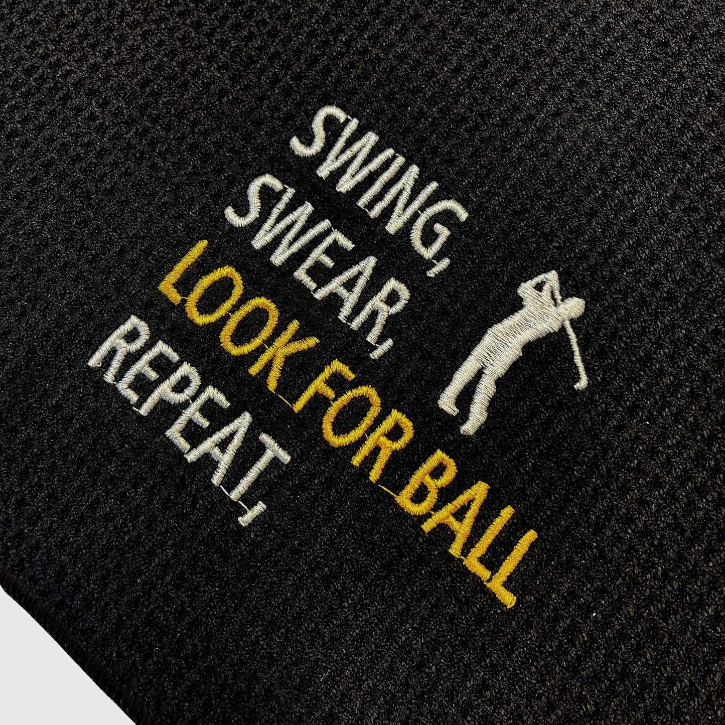 Two-piece Set Super Water Absorbent Printed Microfiber Embroidery Golf Towel