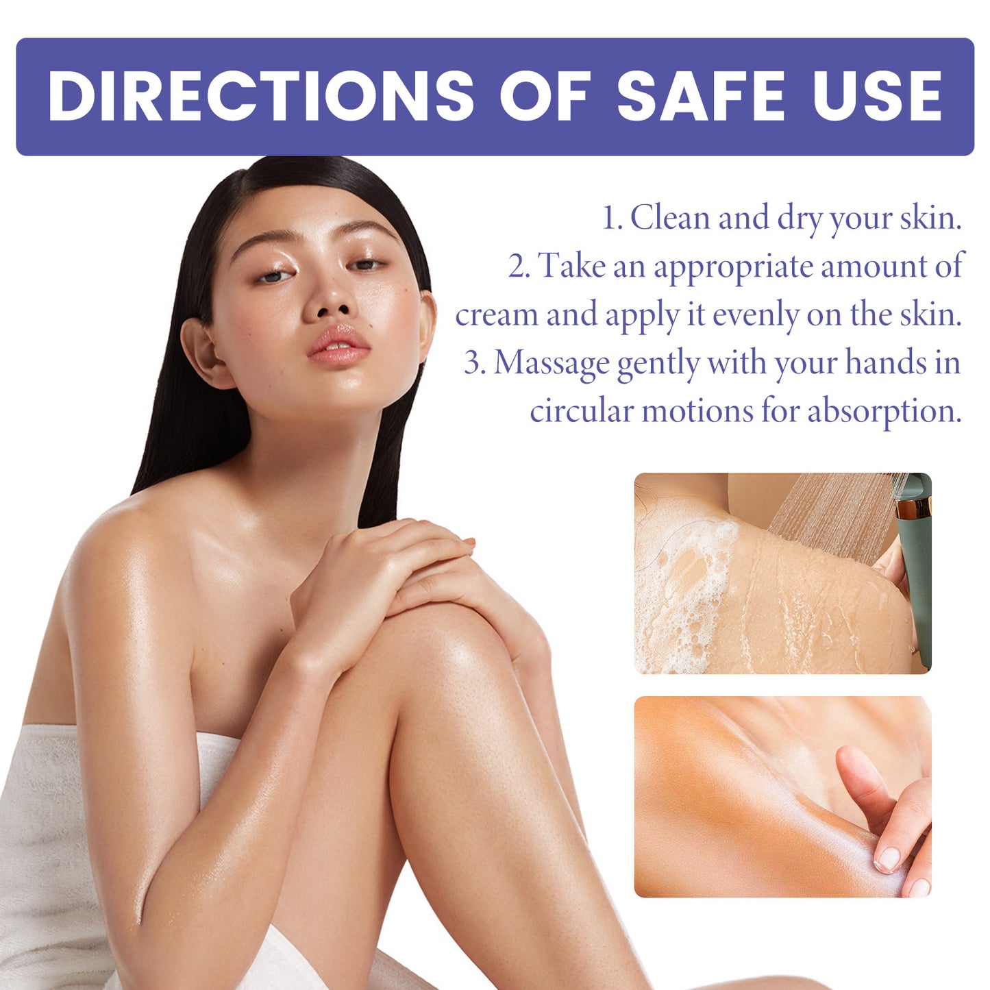 OceAura Hyaluro Nicacid-Instant Skin Hydrator, Fade Fine Lines Body Skin Firming Moisturizing Tender Smooth Shine Cream