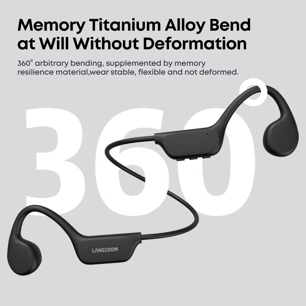 IPX8 Waterproof Headset Swimming Bluetooth Headphones With 32G TF Card Sports Wireless Earbuds Stereo Bone Conduction Earphone