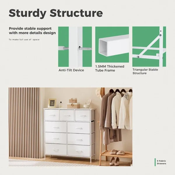Storage Drawer Wardrobe Tall Cabinet Storage Cabinet