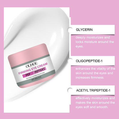 OUHOE Elastic Moisturizing Eye Cream, Nourishes, Moisturizes, Tights, Moistens, Locks And Protects The Elastic Skin Around The Eyes