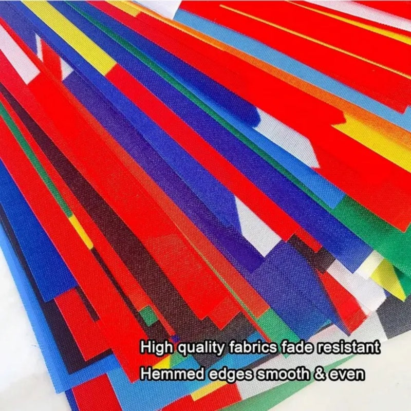 Countries String Flag International Bunting Banners World Flag Banner Decoration For Festivals Sports Clubs Bars Celebrations Party Decorations Mother's Day Graduation