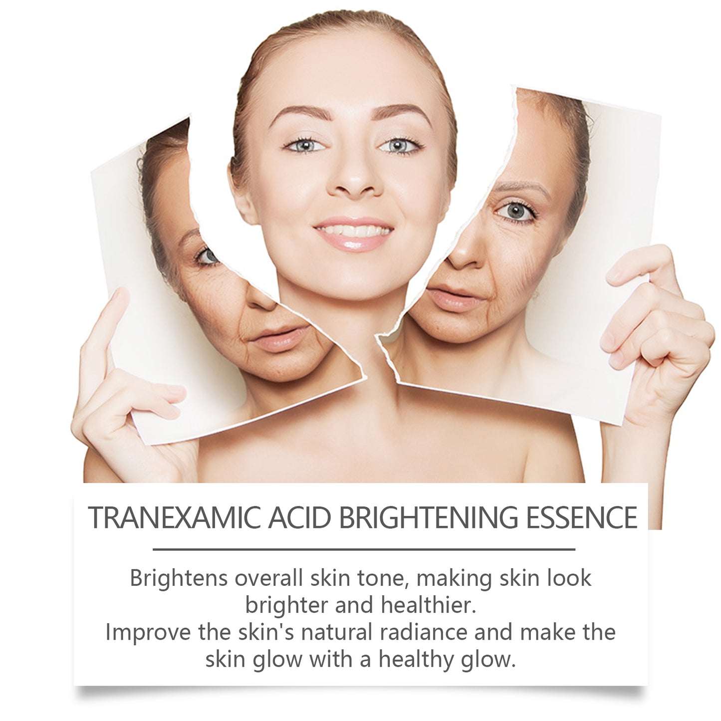West&Month Brightening Essence, Even, Bright, Refreshing, Non-Sticky, Natural, Shiny And Nourishing Skin Essence
