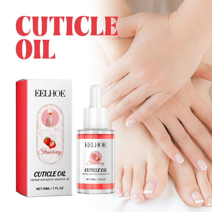 EELHOE Cuticle Oil, Manicure Bed Moisturizes And Brightens Nails Anti-Barb And Removes Dead Skin Fingeredge Oil