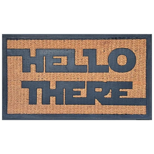 Hello There Funny Coir Doormat Hello There Welcome Front Porch Decor Doormat For The Entrance Way Outdoor With Heavy-Duty Non Slip Coconut Coir Doormat 30x17 Inch