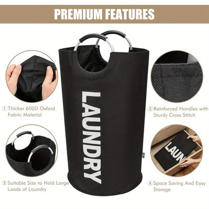 1 Gallon Waterproof Fabric Laundry Basket, Clothing Storage Basket, Household Storage Basket